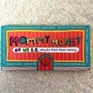 Potter Style Mommy Money "We Owe You" Checks from Your Family